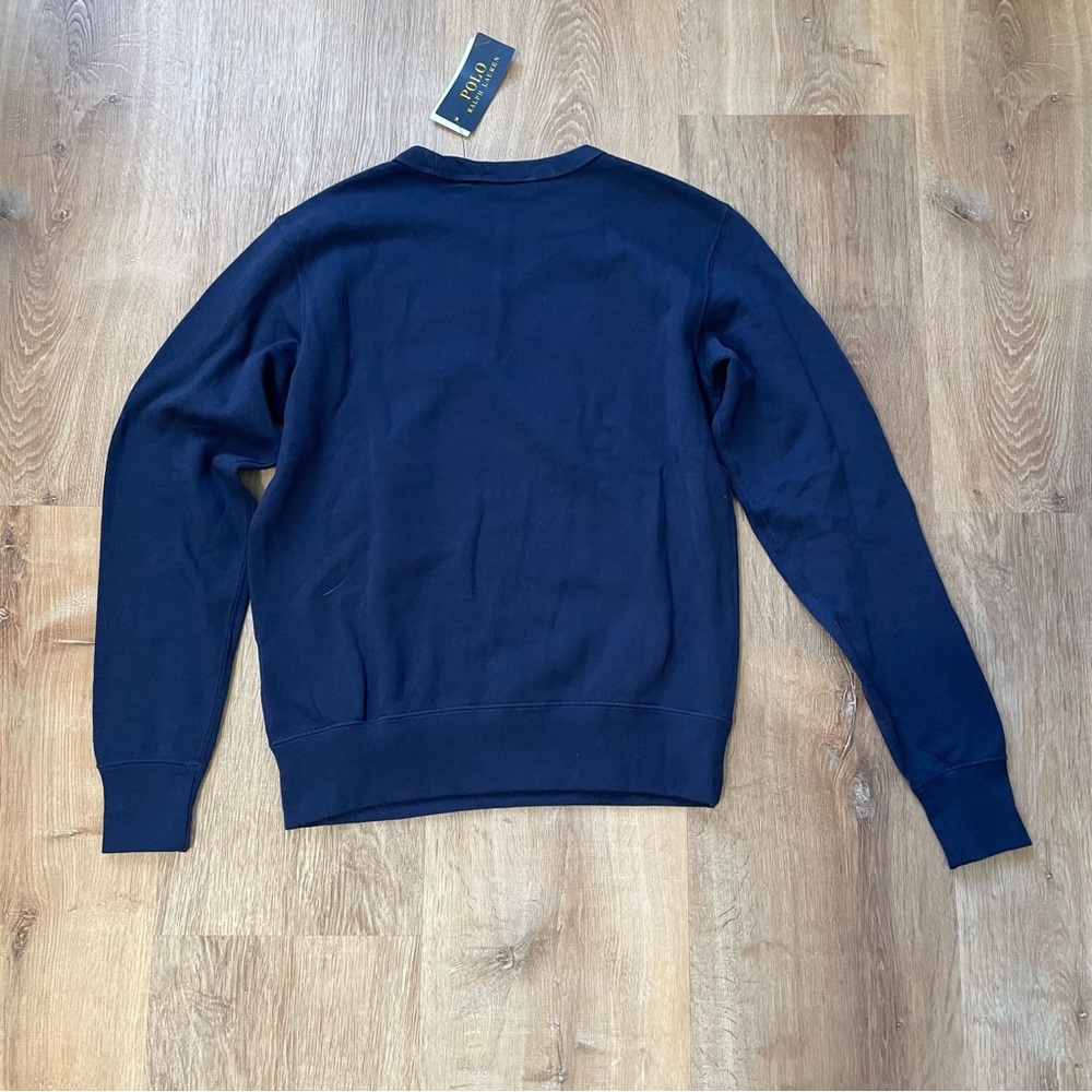 New Polo by Ralph Lauren women’s Navy crewneck sweater - Picture 4 of 5